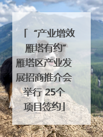“产业增效 雁塔有约”雁塔区产业发展招商推介会举行 25个项目签约