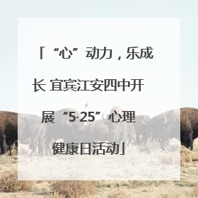“心”动力，乐成长 宜宾江安四中开展“5·25”心理健康日活动