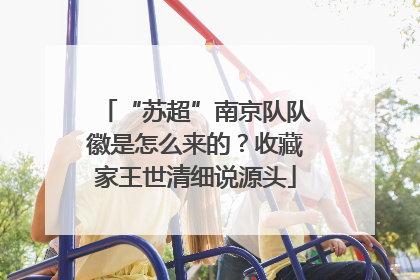 “苏超”南京队队徽是怎么来的？收藏家王世清细说源头
