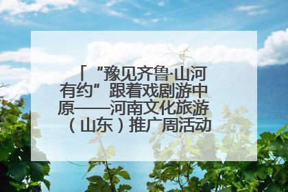 “豫见齐鲁·山河有约”跟着戏剧游中原——河南文化旅游（山东）推广周活动菏泽站活动举行