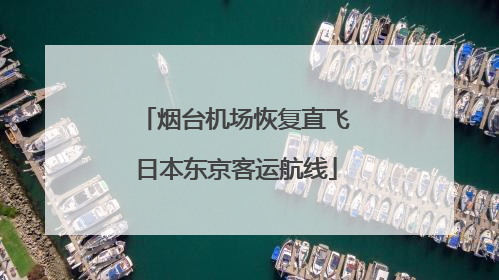 烟台机场恢复直飞日本东京客运航线