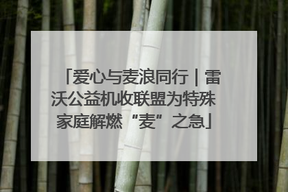 爱心与麦浪同行｜雷沃公益机收联盟为特殊家庭解燃“麦”之急