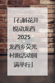 石斛花开 悦动龙西 2025龙西乡荧光村跑活动圆满举行