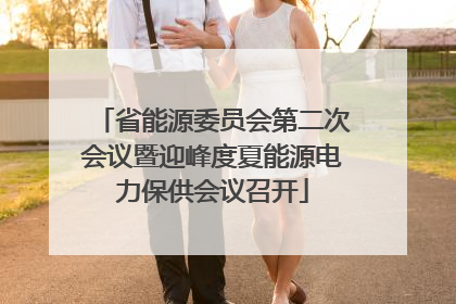 省能源委员会第二次会议暨迎峰度夏能源电力保供会议召开