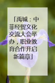 禹城：中菲经贸文化交流大会举办，职业教育合作开启新篇章