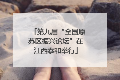 第九届“全国原苏区振兴论坛”在江西泰和举行