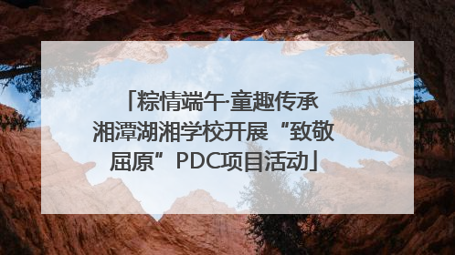 粽情端午·童趣传承 湘潭湖湘学校开展“致敬屈原”PDC项目活动