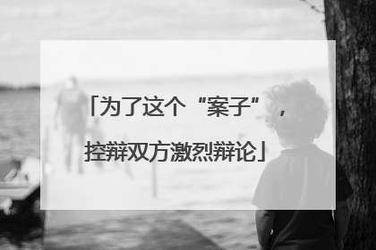 为了这个“案子”，控辩双方激烈辩论