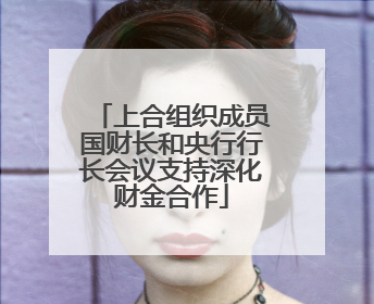 上合组织成员国财长和央行行长会议支持深化财金合作