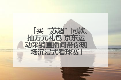 买“苏超”同款、抽万元礼包 京东运动采销直播间带你现场沉浸式看球赛