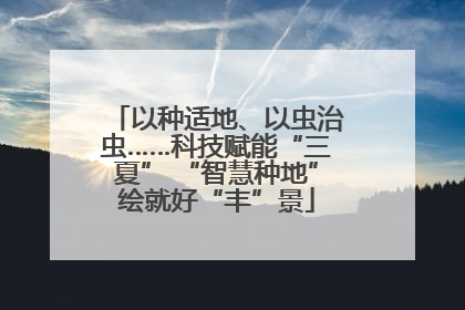 以种适地、以虫治虫……科技赋能“三夏” “智慧种地”绘就好“丰”景