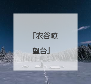 农谷瞭望台