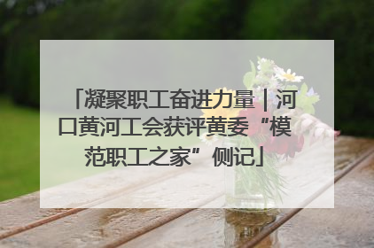 凝聚职工奋进力量｜河口黄河工会获评黄委“模范职工之家”侧记