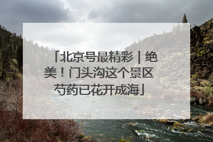 北京号最精彩｜绝美！门头沟这个景区芍药已花开成海