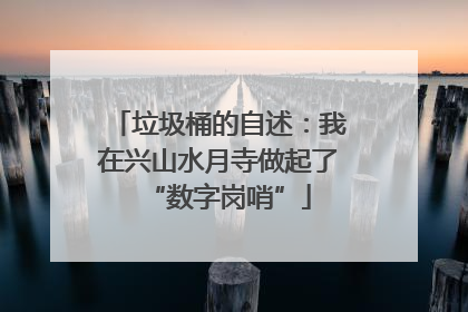 垃圾桶的自述：我在兴山水月寺做起了“数字岗哨”