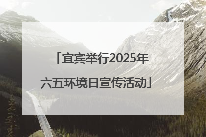 宜宾举行2025年六五环境日宣传活动