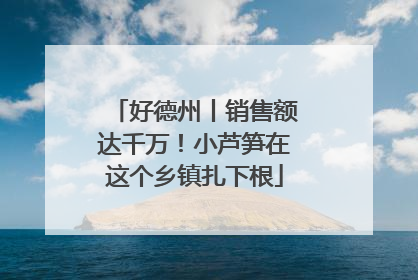 好德州丨销售额达千万！小芦笋在这个乡镇扎下根