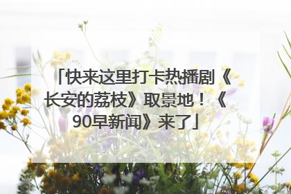 快来这里打卡热播剧《长安的荔枝》取景地！《90早新闻》来了