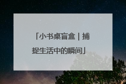小书桌盲盒｜捕捉生活中的瞬间