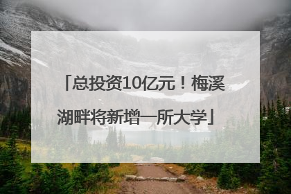 总投资10亿元！梅溪湖畔将新增一所大学