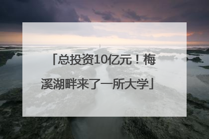 总投资10亿元！梅溪湖畔来了一所大学