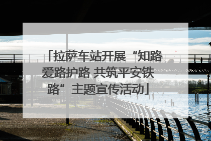 拉萨车站开展“知路爱路护路 共筑平安铁路”主题宣传活动