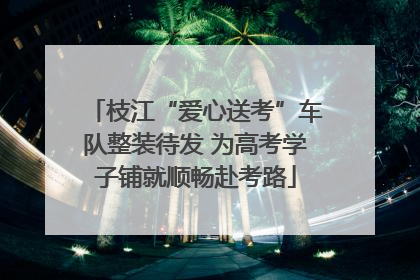 枝江“爱心送考”车队整装待发 为高考学子铺就顺畅赴考路