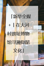 新华全媒+丨在大河村遗址博物馆寻溯仰韶文化