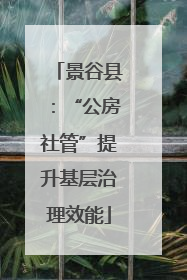 景谷县：“公房社管”提升基层治理效能