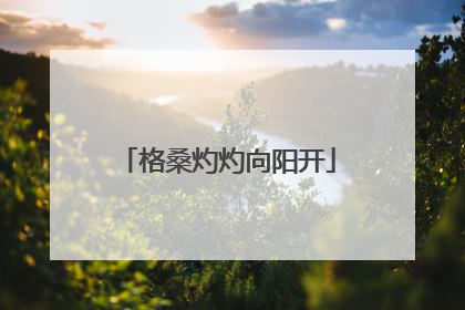 格桑灼灼向阳开