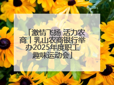 激情飞扬 活力农商丨乳山农商银行举办2025年度职工趣味运动会