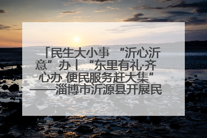 民生大小事 “沂心沂意”办丨“东里有礼·齐心办 便民服务赶大集”——淄博市沂源县开展民生政策宣传活动