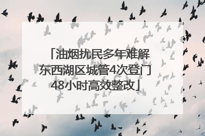 油烟扰民多年难解 东西湖区城管4次登门48小时高效整改