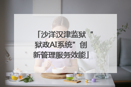 沙洋汉津监狱“狱政AI系统”创新管理服务效能