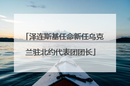 泽连斯基任命新任乌克兰驻北约代表团团长