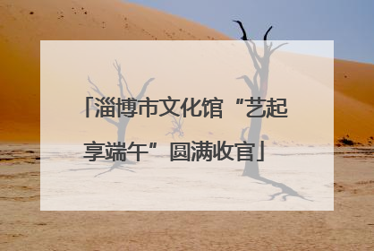 淄博市文化馆“艺起享端午”圆满收官