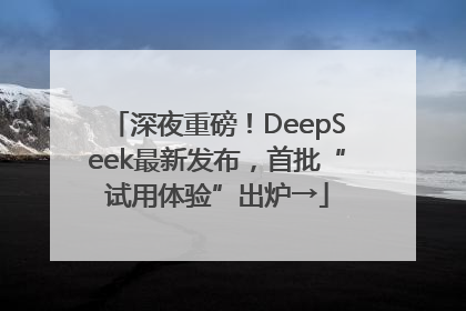 深夜重磅！DeepSeek最新发布，首批“试用体验”出炉→
