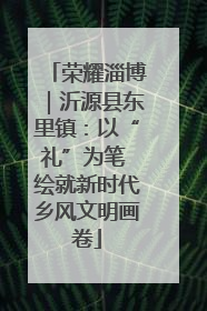 荣耀淄博｜沂源县东里镇：以“礼”为笔 绘就新时代乡风文明画卷