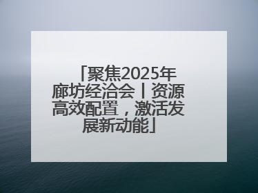 聚焦2025年廊坊经洽会丨资源高效配置，激活发展新动能