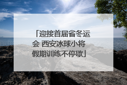 迎接首届省冬运会 西安冰球小将假期训练不停歇