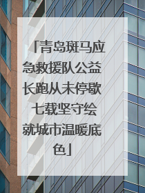 青岛斑马应急救援队公益长跑从未停歇 七载坚守绘就城市温暖底色