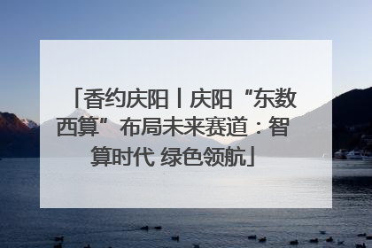香约庆阳丨庆阳“东数西算”布局未来赛道：智算时代 绿色领航