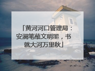 黄河河口管理局：安澜笔蘸文明墨，书就大河万里秋