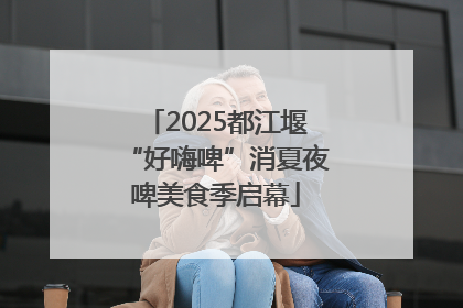 2025都江堰“好嗨啤”消夏夜啤美食季启幕