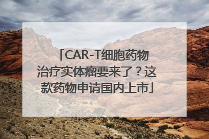 CAR-T细胞药物治疗实体瘤要来了？这款药物申请国内上市